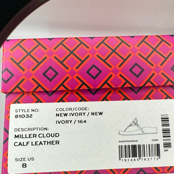 NIB Tory Burch Miller Cloud calf leather sz8 - Picture 5 of 5